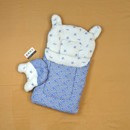 Carry Nest with Pillow - Stars - Blue