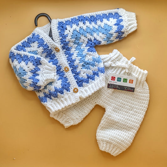 Premium Quality Handmade Baby Crochet Knitted Suit - Winter