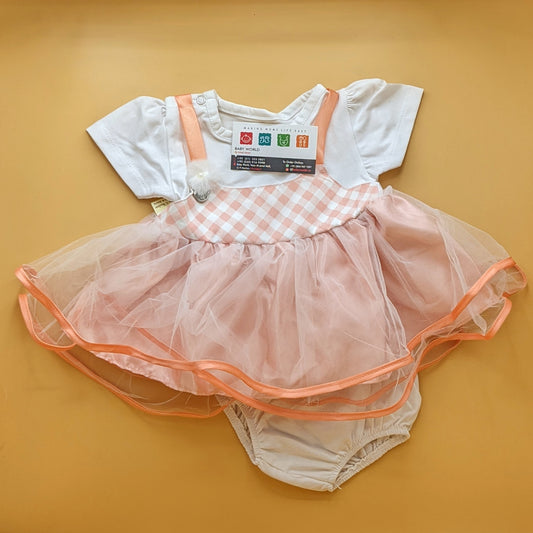 Frock - Bear Box - Peach