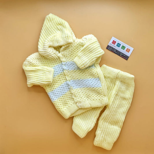 Baby Woolen Knitted Hooded Suit