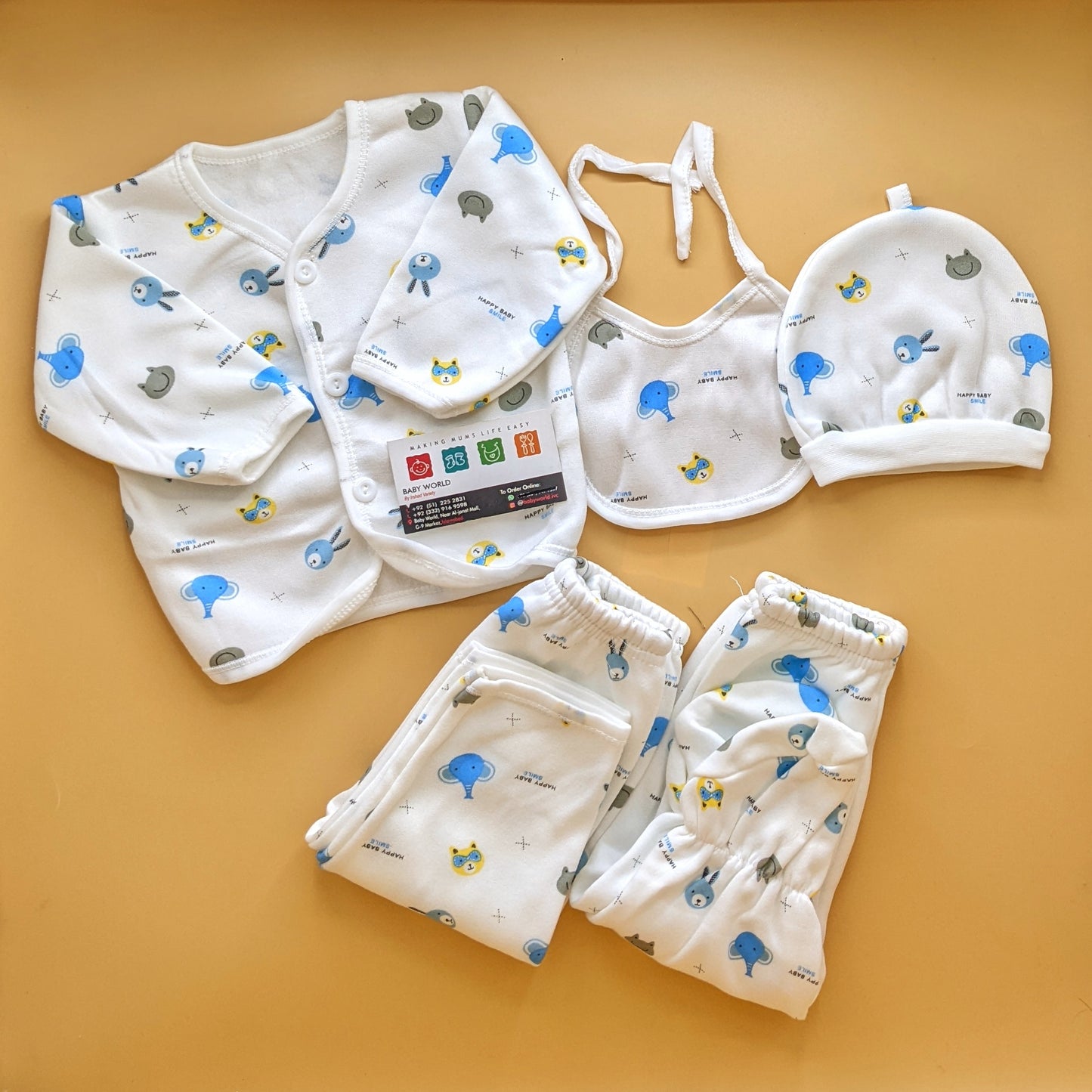 5 Pieces Suit Set - Winter - Rabbit/Frog/Elephant