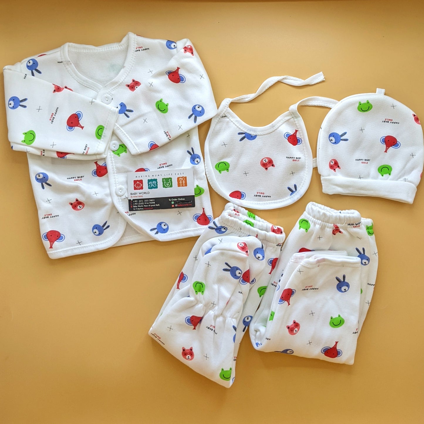 5 Pieces Suit Set - Winter - Rabbit/Frog/Elephant