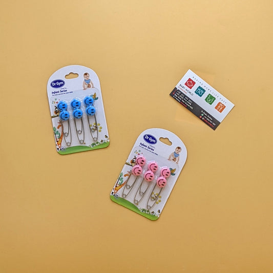 Pack of 6 Pins - Smiley